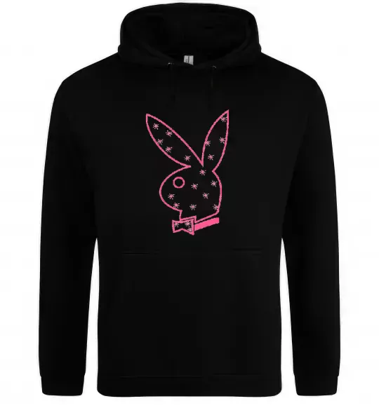 Женская толстовка (худи) PINK PLAYBOY Черный фото