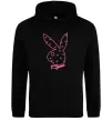Женская толстовка (худи) PINK PLAYBOY Черный фото