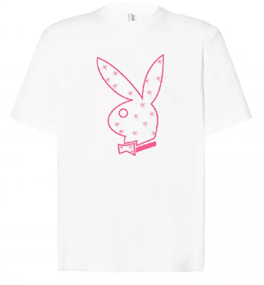 Футболка Оверсайз PINK PLAYBOY Білий фото