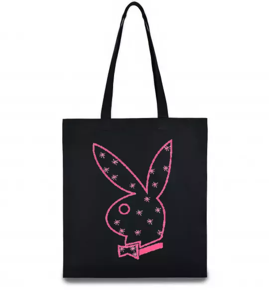 Еко-сумка PINK PLAYBOY Чорний фото
