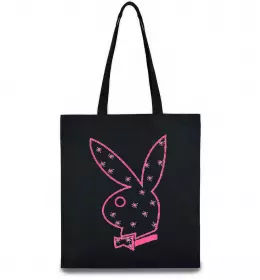 Эко-сумка PINK PLAYBOY Черный фото