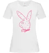 Женская футболка PINK PLAYBOY Белый фото