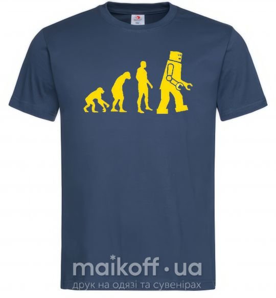 Мужская футболка ROBOT EVOLUTION Темно-синий фото
