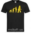 Чоловіча футболка ROBOT EVOLUTION Чорний фото