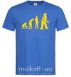 Мужская футболка ROBOT EVOLUTION Ярко-синий фото