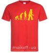 Мужская футболка ROBOT EVOLUTION Красный фото