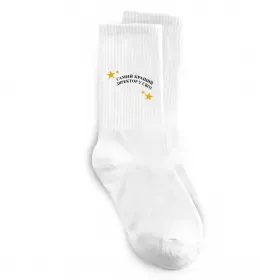 Шкарпетки Cамий кращий директор в світі Білий фото