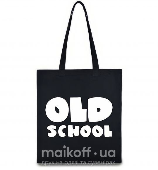 Еко-сумка OLD SCHOOL Чорний фото