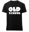 Мужская премиум футболка OLD SCHOOL Черный фото
