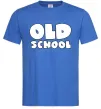 Чоловіча футболка OLD SCHOOL Яскраво-синій фото