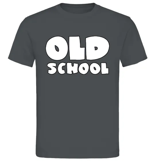 Чоловіча футболка OLD SCHOOL Графіт фото