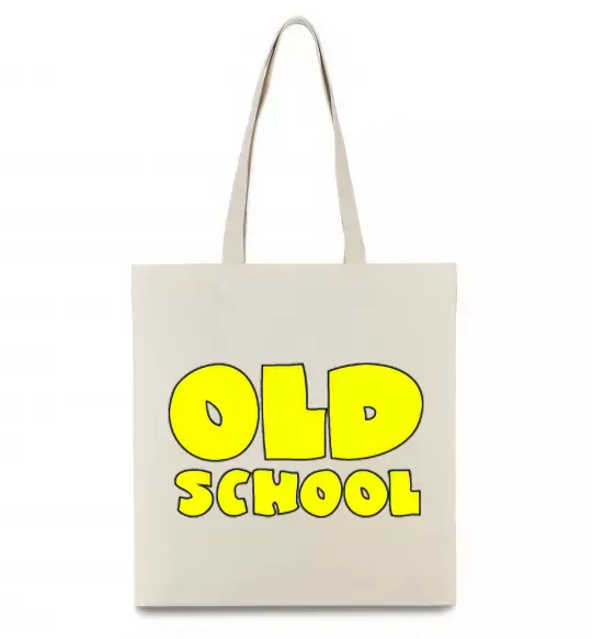 Еко-сумка OLD SCHOOL Бежевий фото