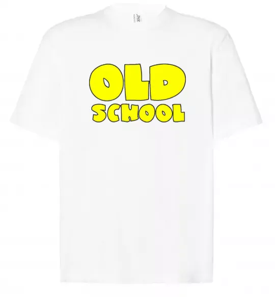 Футболка Оверсайз OLD SCHOOL Белый фото