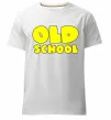 Мужская премиум футболка OLD SCHOOL Белый фото