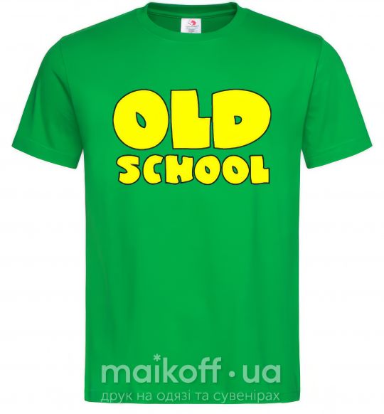 Мужская футболка OLD SCHOOL Зеленый фото