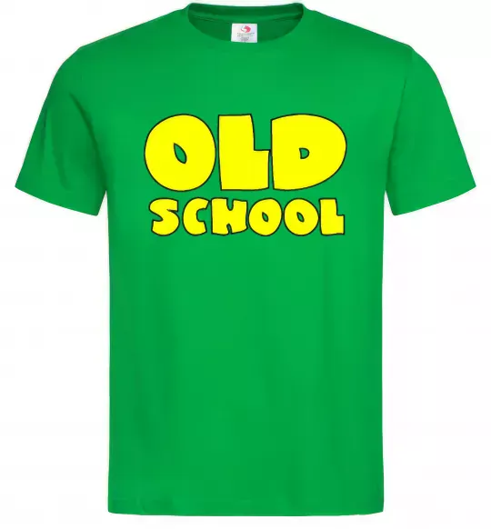 Чоловіча футболка OLD SCHOOL Зелений фото