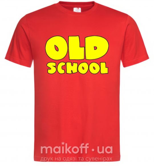 Чоловіча футболка OLD SCHOOL Червоний фото