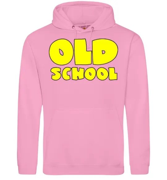 Мужская толстовка (худи) OLD SCHOOL Розовый фото