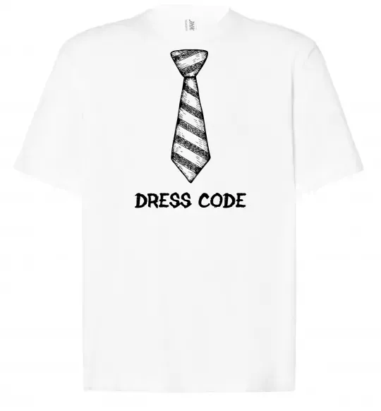 Футболка Оверсайз Dress code Белый фото