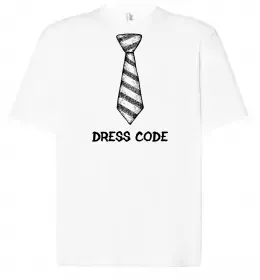 Футболка Оверсайз Dress code Белый фото