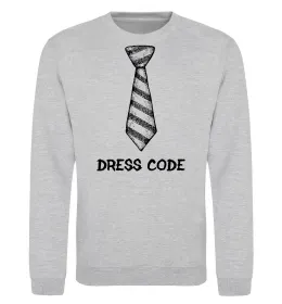 Свитшот Dress code Серый меланж фото