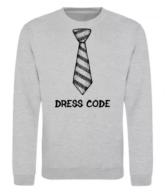 Світшот Dress code Сірий меланж фото