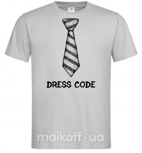 Чоловіча футболка Dress code Сірий фото