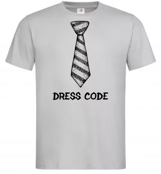 Чоловіча футболка Dress code Сірий фото