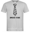 Чоловіча футболка Dress code Сірий фото