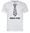 Чоловіча футболка Dress code Білий Чоловіча футболка Dress code Білий фото