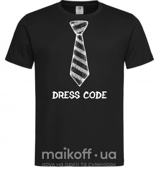 Чоловіча футболка Dress code Чорний фото