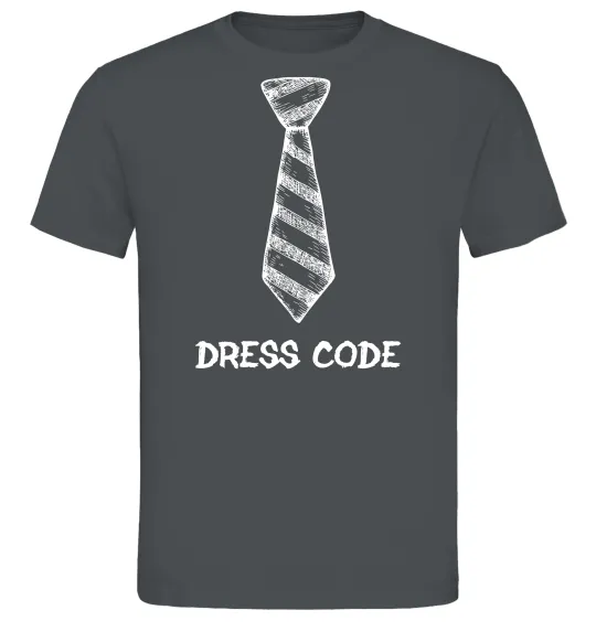 Чоловіча футболка Dress code Графіт фото