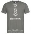 Чоловіча футболка Dress code Графіт фото