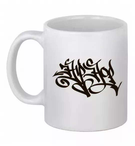 Чашка керамическая HIPHOP Белый фото