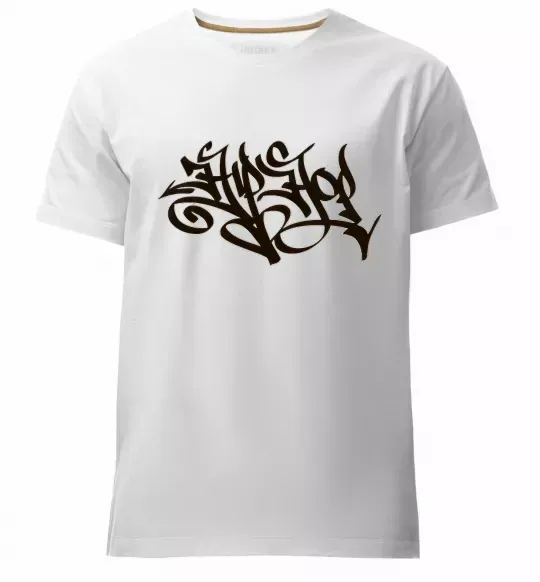 Чоловіча преміум футболка HIPHOP Білий фото