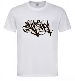 Мужская футболка HIPHOP Белый фото