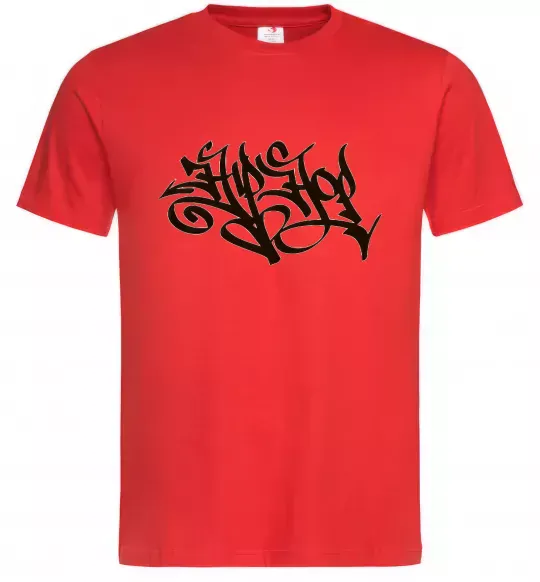 Мужская футболка HIPHOP Красный фото