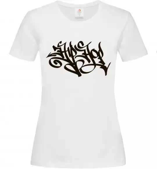 Женская футболка HIPHOP Белый фото