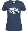Женская футболка HIPHOP Темно-синий фото