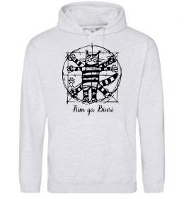 Женская толстовка (худи) Кіт да Вінчі