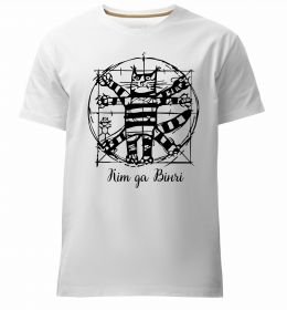 Чоловіча преміум футболка Кіт да Вінчі