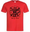 Мужская футболка Кіт да Вінчі Красный Мужская футболка Кіт да Вінчі Красный фото