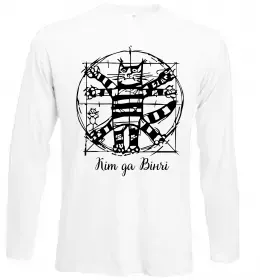 Лонгслив Ramen cat Белый фото Лонгслив Ramen cat Белый фото