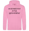 Чоловіча толстовка (худі) Ми відповідльні за тих, кого напоїли Рожевий фото
