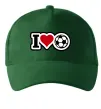 Кепка I LOVE FOOTBALL Темно-зеленый Кепка I LOVE FOOTBALL Темно-зеленый фото