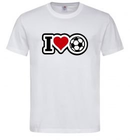 Мужская футболка I LOVE FOOTBALL