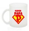 Чашка стеклянная SUPER PAPA Фроузен фото