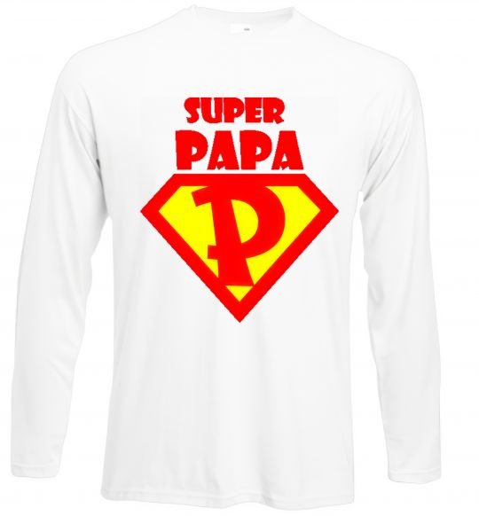 Реглан SUPER PAPA Білий фото