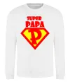 Свитшот SUPER PAPA Белый фото