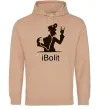 Мужская толстовка (худи) iBOLIT Песочный Мужская толстовка (худи) iBOLIT Песочный фото